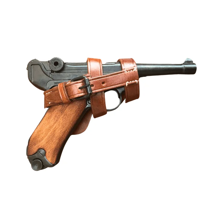 Etui / Holster Luger P08 (Fallschirmjäger) Para Cognac – Militaria WW2
