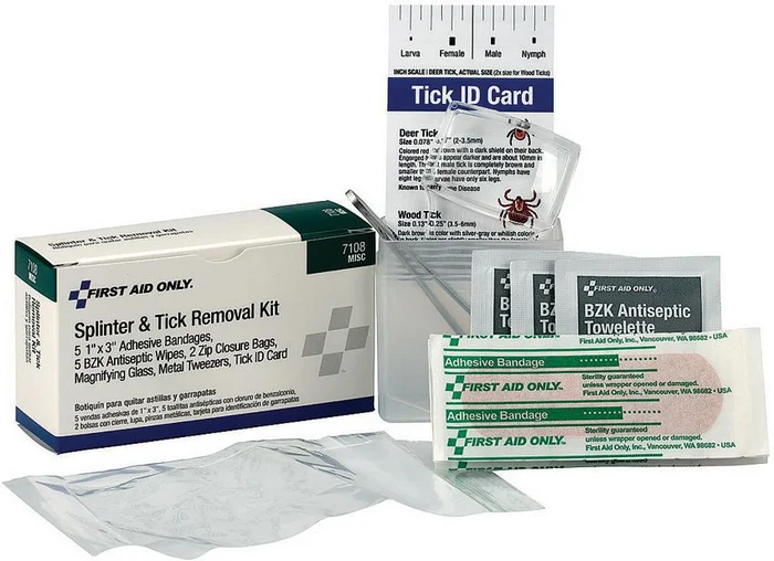 FAO7108 – First Aid Only Kit Anti Echardes et Tiques