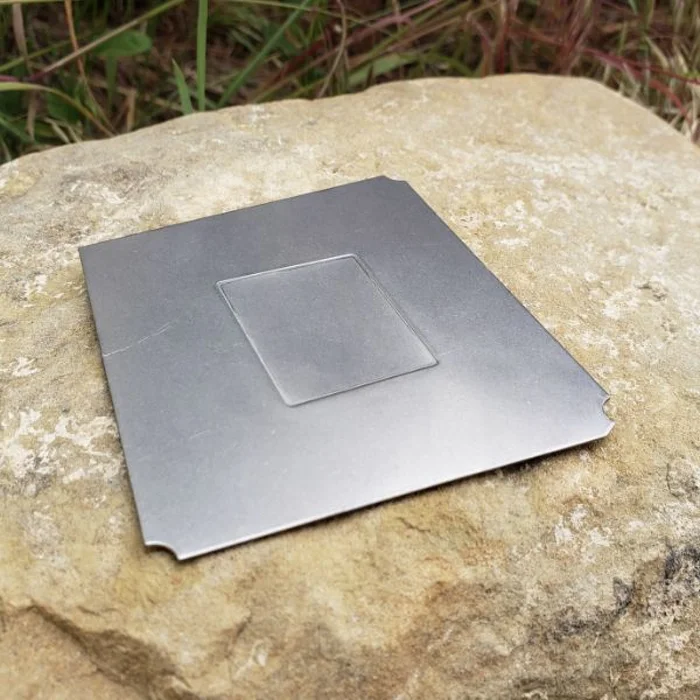 FBNANSFUPL – Firebox plaque inox pour combustible pour nano