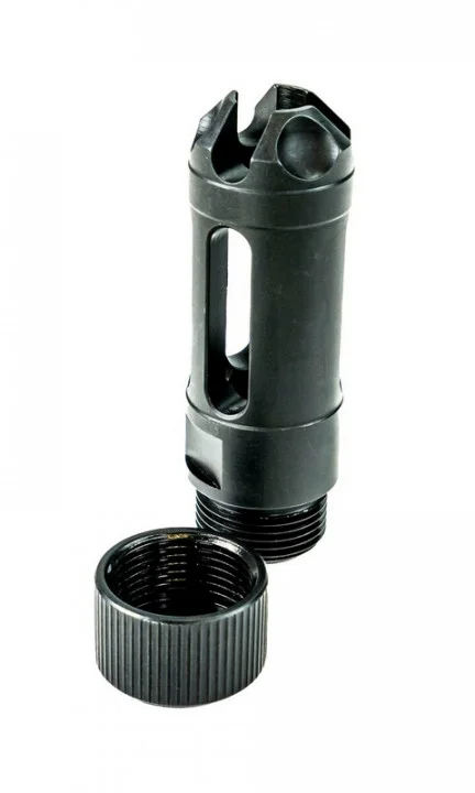 FFMD556PFHSQPQ – Faxon Firearms Cache-Flamme MuzzLok 5.56 Nitride 1/2&Prime;x28