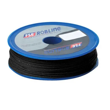 Fil à voile ciré Robline – 0,8 mm x 40 m – Noir