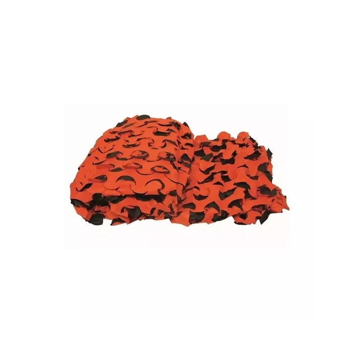 Filet de camouflage orange et vert 3 x 1,4