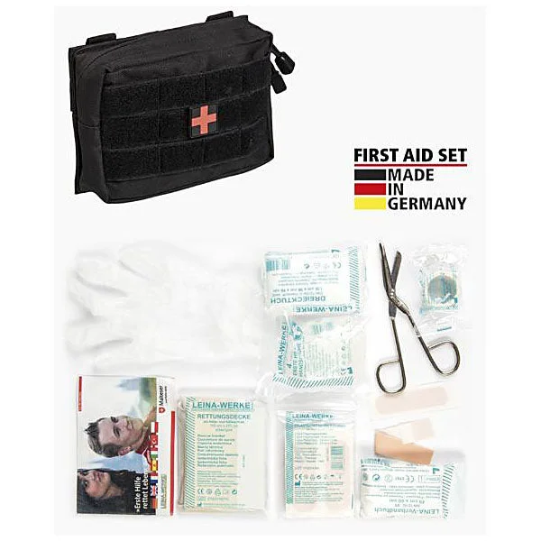 FIRST AID SET LEINA PRO DE 25 PIÈCES PETIT NOIR