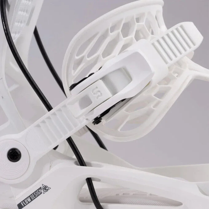 Fixations de snowboard Nidecker FLOW FENIX White – Image 2