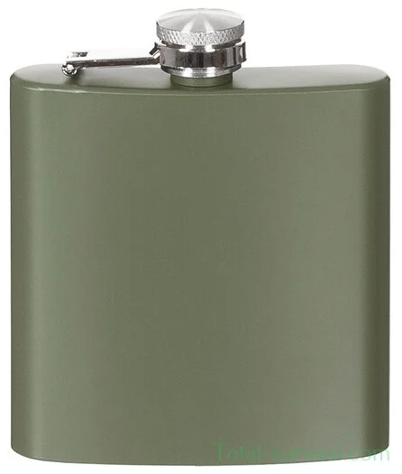 Flacon de hanche Fox outdoor, acier inoxydable, va vert, 6 OZ, 170 ml