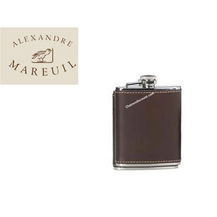 FLASQUE GAINEE CUIR ALEXANDRE MAREUIL