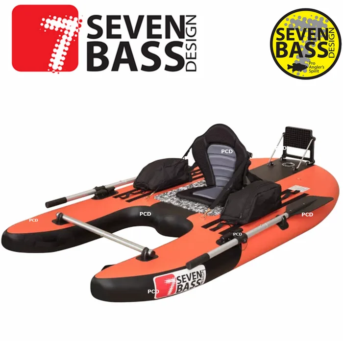 FLOAT TUBE SEVEN BASS JUNGLE OPERATOR EVO ORANGE