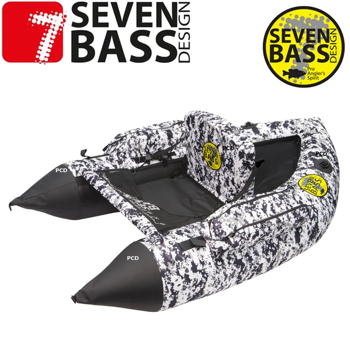 FLOAT TUBE SEVEN BASS SBD CAMOU BLANC