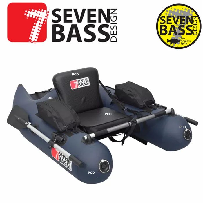 FLOAT TUBE SEVEN BASS TOMAHAWK 160 BLEU NAVY