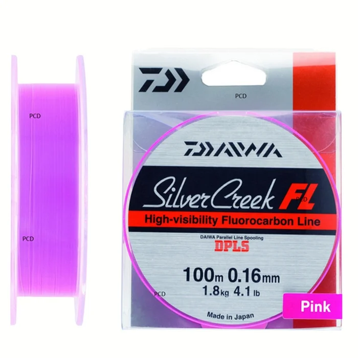 Fluorocarbone Daiwa Silver Creek 100m Rose