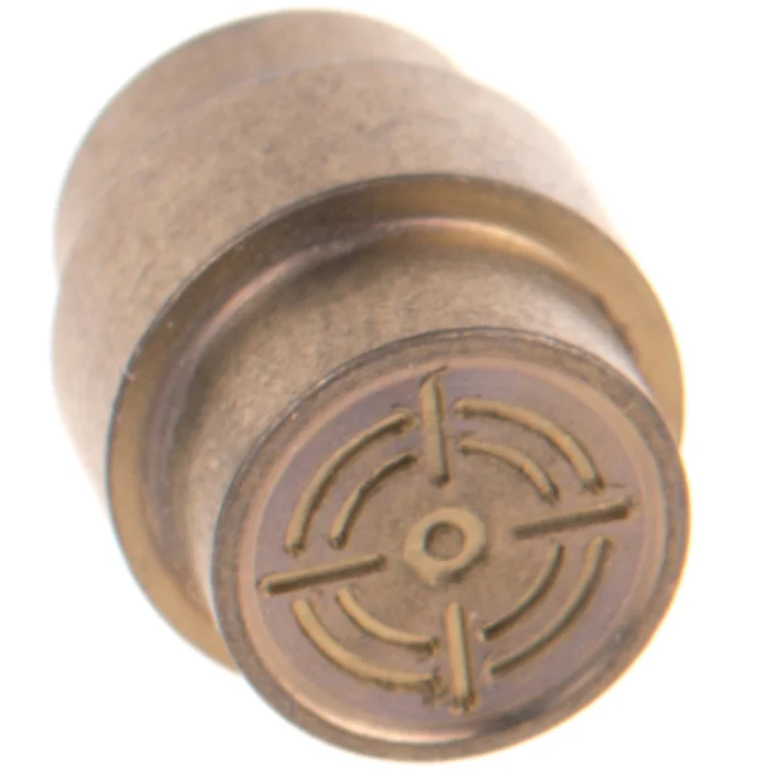 FLY136 – Flytanium Crosshair Hole Stopper titane pour Spyderco PM2/Para3 Bronze