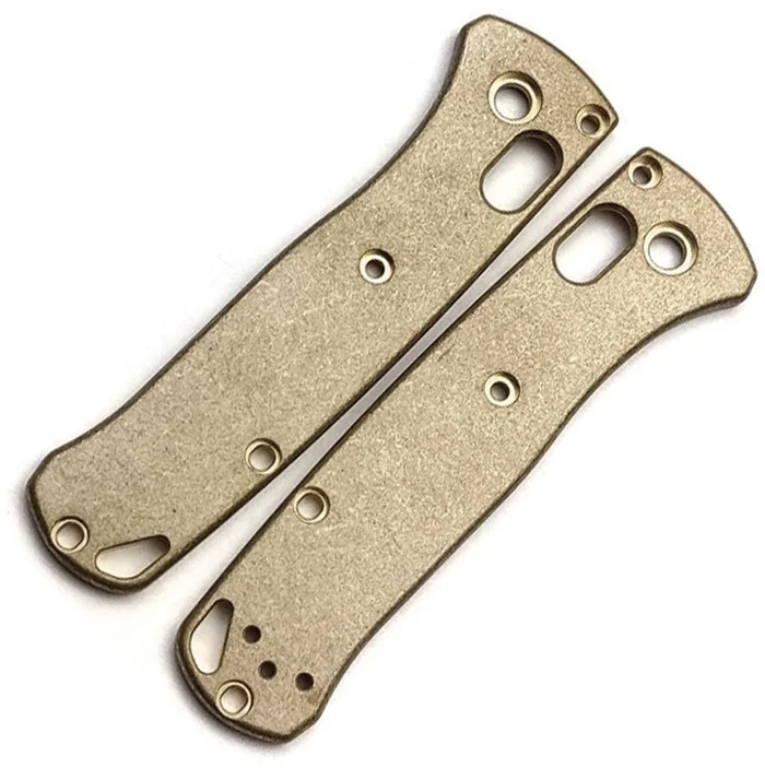 FLY677 – Flytanium plaquettes Benchmade Mini-Bugout laiton