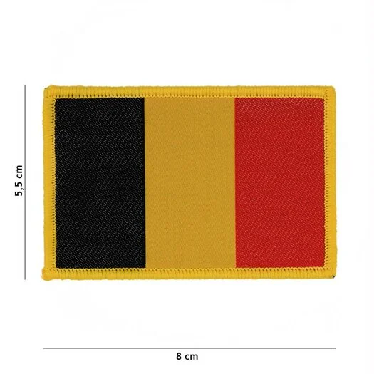 Fostex Emblem en tissu Belgique tissé fin #7131