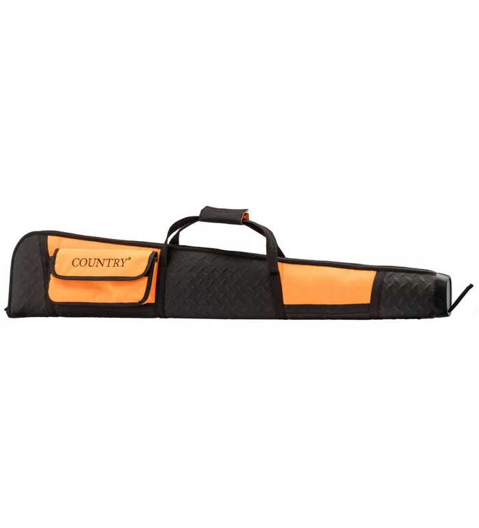 Fourreau orange/noir en cordura pour fusil de chasse – Country Sellerie