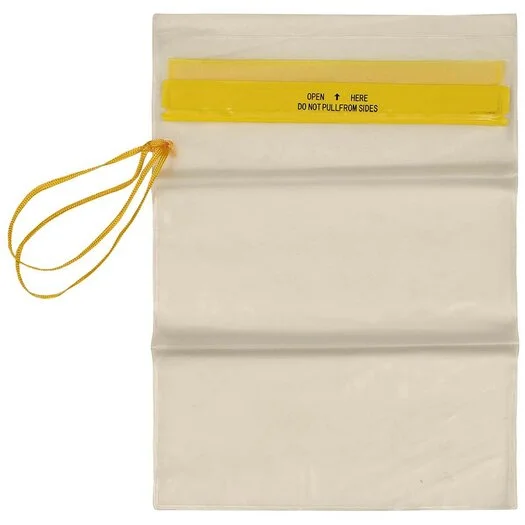 Fox outdoor sac de documents étanche Grand, transparent, lanière