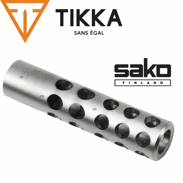 Frein De Bouche Sako Tikka T3x Stainless Slim M18x1