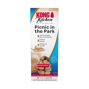 Friandises croquantes pour chiens Kong Kitchen – Pique-nique dans le parc – 8oz