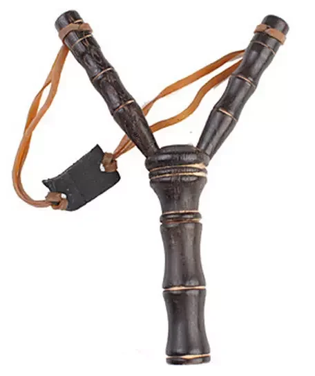 Fronde lance-pierre en bois 18,5cm