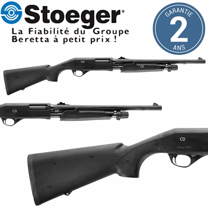 Fusil A Pompe Stoeger P3000R Rayé 12 /76 61cm