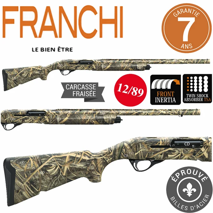 Fusil Franchi Affinity 3.5 Synthétique Camo Max 5 12 /89
