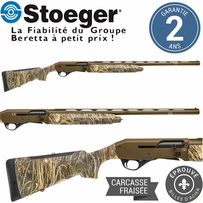 Fusil Stoeger M3000 V2 Peregrine Camo Max 7 Cerakote Bronze 12 /76