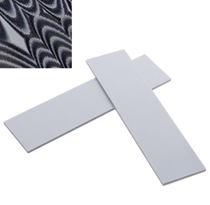 G10BKGR31 – Ensemble de deux plaquettes G10 Gris et Noir 1/8