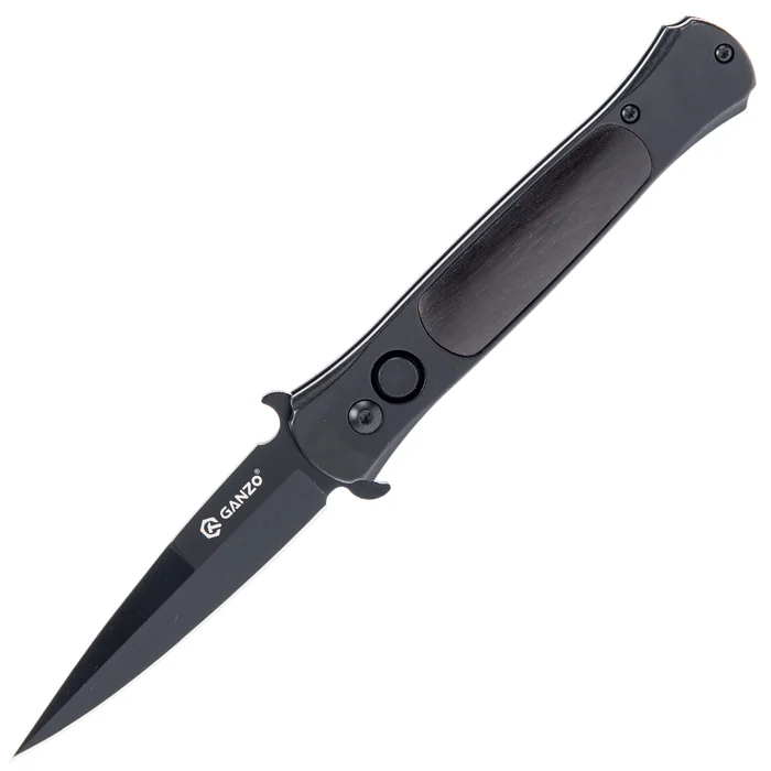 G707B – Ganzo Modèle 707 Black automatique