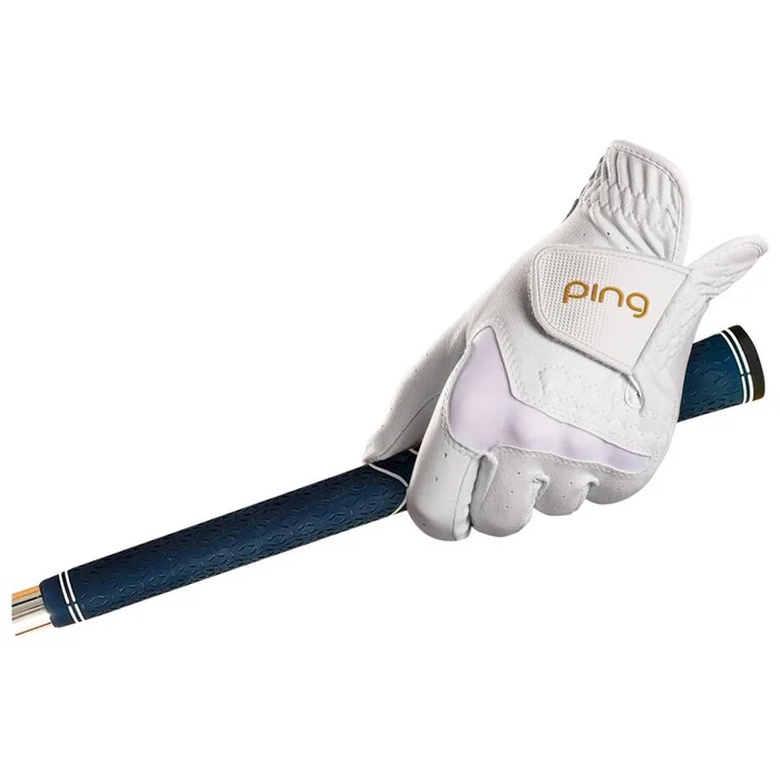 Gants cuirs classiques (Unité) Ping Ladies Sport Glove 233 White Gold