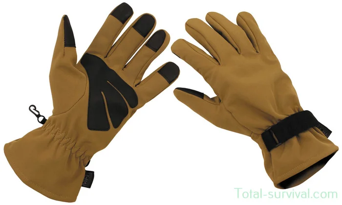 Gants MFH Soft Shell, coyote tan