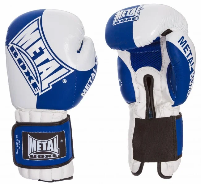 Gants officiel entrainement/competition Metal Boxe – Bleu