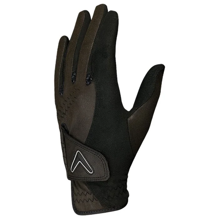 Gants synthetiques pluie (Unité/Paires) Callaway Golf Women Opti Grip Black (Paire)
