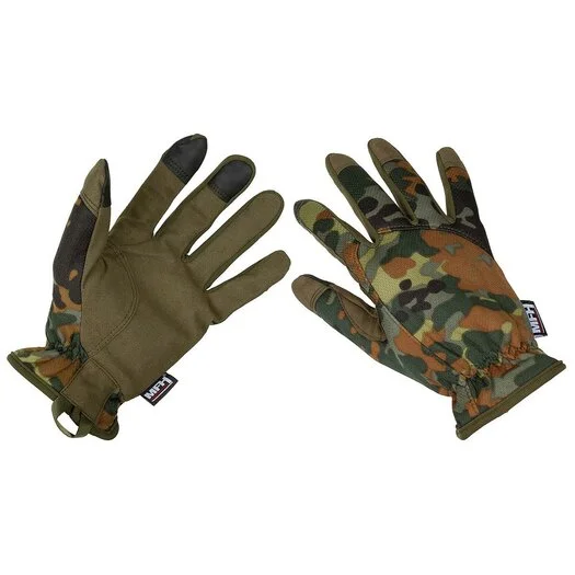 Gants tactiques MFH, « Lightweight », flecktarn