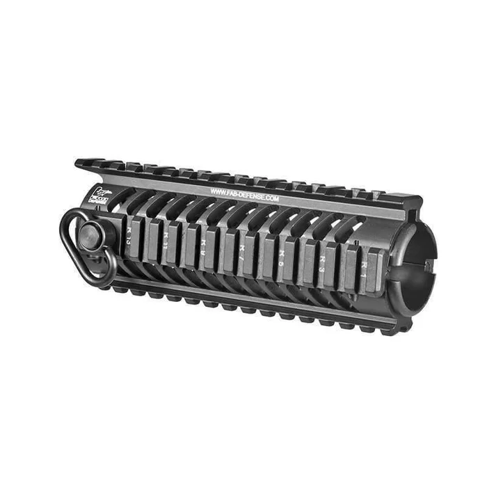Garde-main aluminium Quad-Rail Picatinny FAB Defense NFR-EX pour AR15/M4/HK416 canon 14″ ou plus