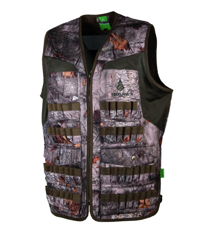 Gilet à cartouches camo forest Treeland