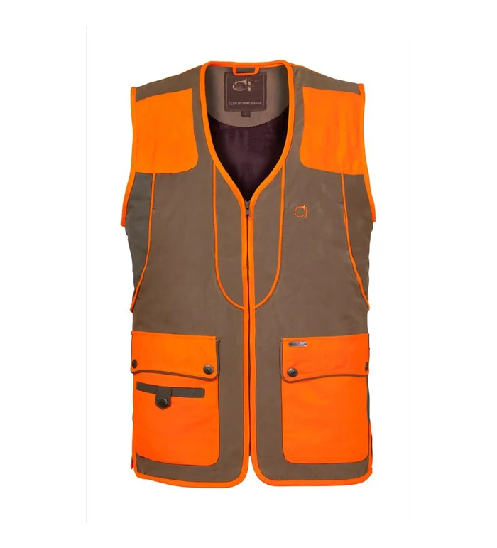 Gilet cevrus orange Club Interchasse
