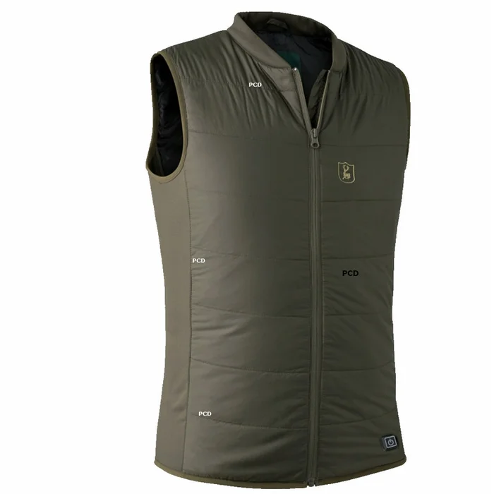Gilet chauffant Homme Deerhunter Heat Dupont Kaki