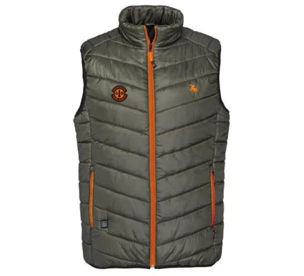 Gilet chauffant kaki VERNEY CARRON
