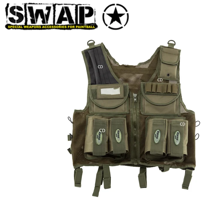 GILET COMMANDO SWAP COMPLET OLIVE