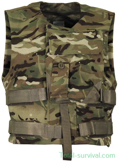 Gilet cover combat britannique, ECBA + IS, MTP multicam