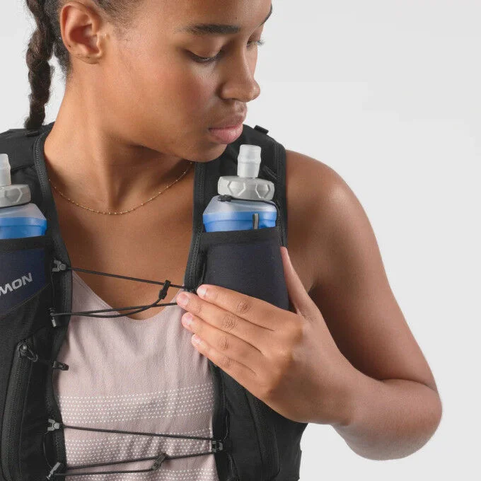Gilet d’hydratation femme Salomon ADV Skin 12 – Noir/Asphalt – Image 4