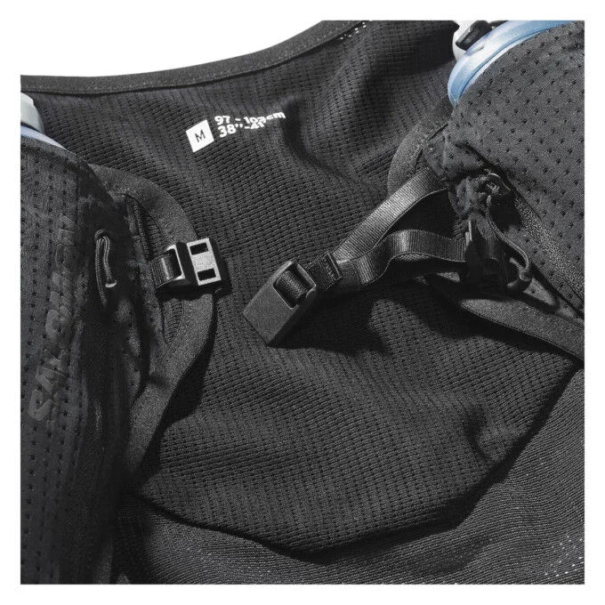 Gilet d’hydratation SALOMON Pulse 2 avec flasks – Black – Image 3