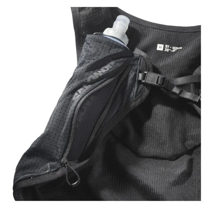 Gilet d’hydratation SALOMON Pulse 2 avec flasks – Black – Image 4