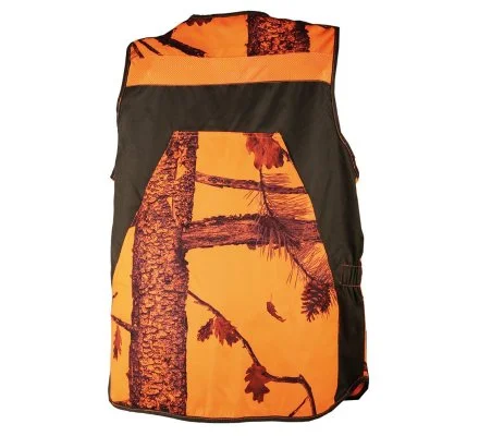 Gilet de chasse camouflage orange SOMLYS – Image 2