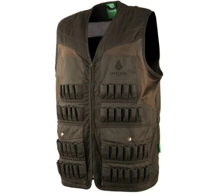 Gilet de chasse multitubes kaki TREELAND