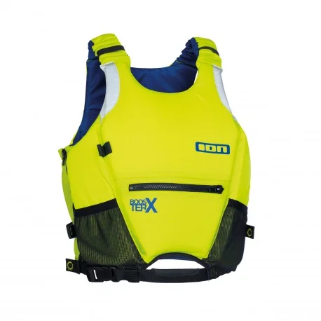 Gilet de protection et flottabilité Ion Booster Vest X Side Zip – Lime 2025