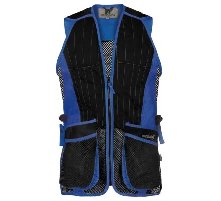 Gilet de tir ball-trap noir /bleu EVO PERCUSSION