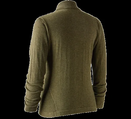 Gilet fermeture à glissière Darlington femme kaki DEERHUNTER – Image 2