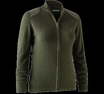 Gilet fermeture à glissière Darlington femme vert DEERHUNTER