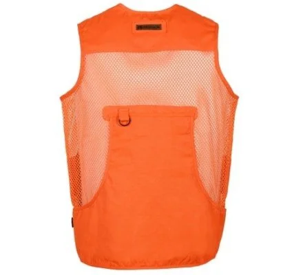 Gilet filet orange fluo Savane PERCUSSION – Image 2