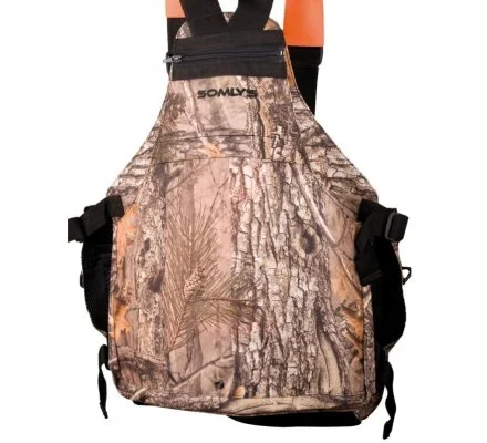 Gilet harnais multipoches enfant camouflage bois SOMLYS – Image 2